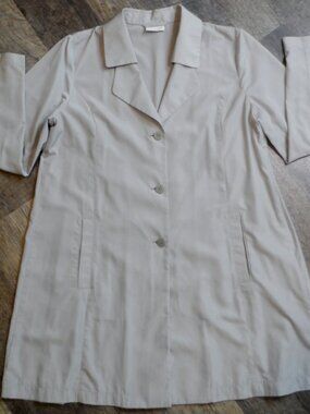 J. Jill Lightweight Silver Gray Coat Sz Med